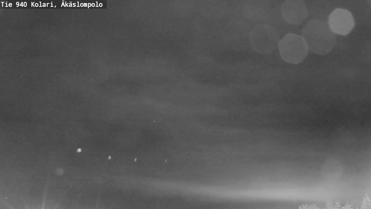 Weather Camera Image Road 940 Kolari, Äkäslompolo, Kolari, Lappi