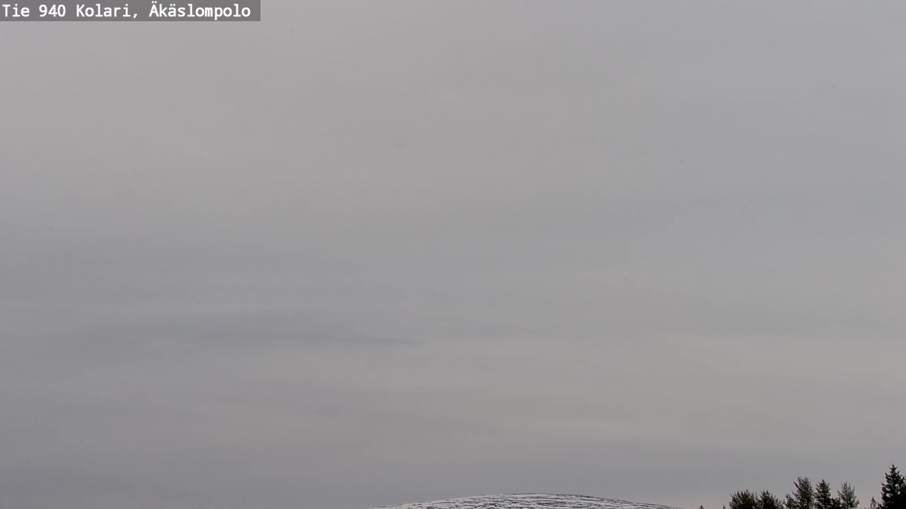 Weather Camera Image Väg 940 Kolari, Äkäslompolo, Kolari, Lappi