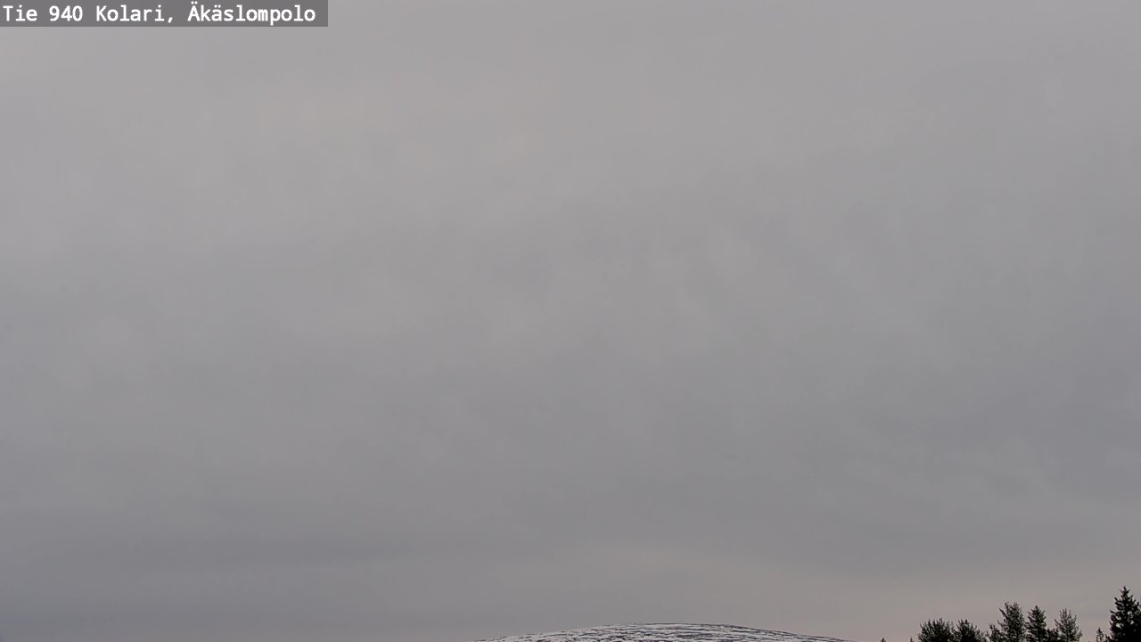 Weather Camera Image Väg 940 Kolari, Äkäslompolo, Kolari, Lappi