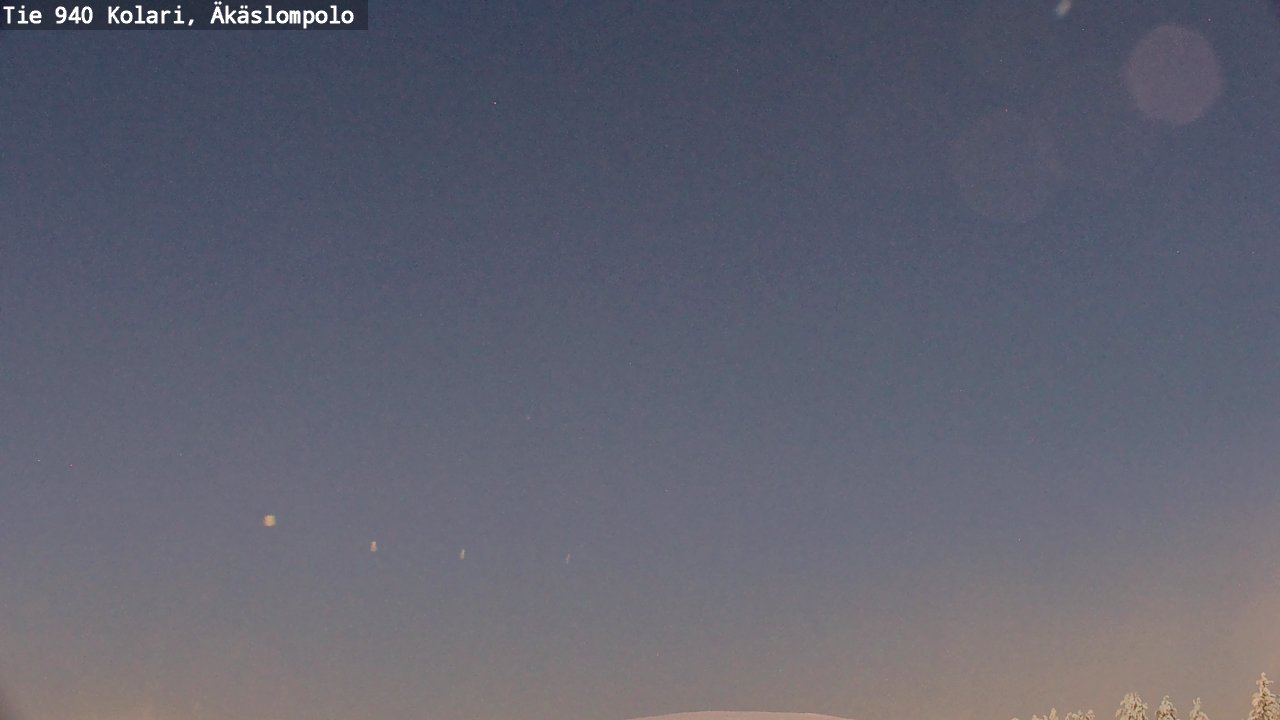 Weather Camera Image Road 940 Kolari, Äkäslompolo, Kolari, Lappi