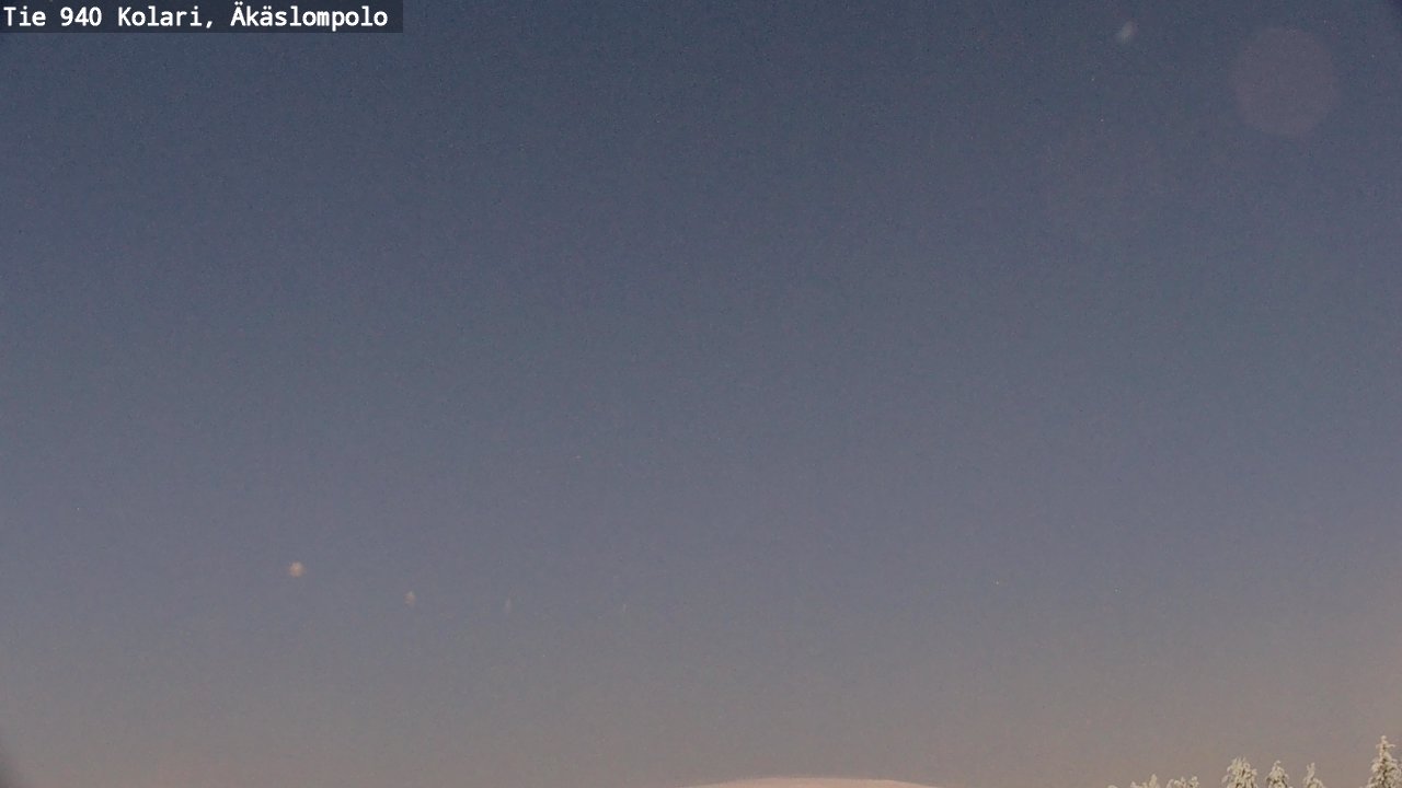 Weather Camera Image Road 940 Kolari, Äkäslompolo, Kolari, Lappi