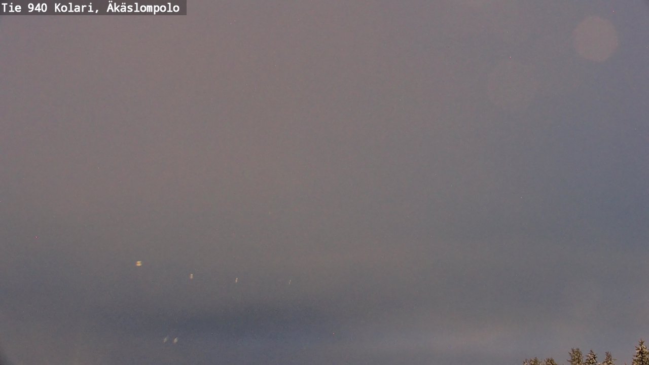 Weather Camera Image Road 940 Kolari, Äkäslompolo, Kolari, Lappi
