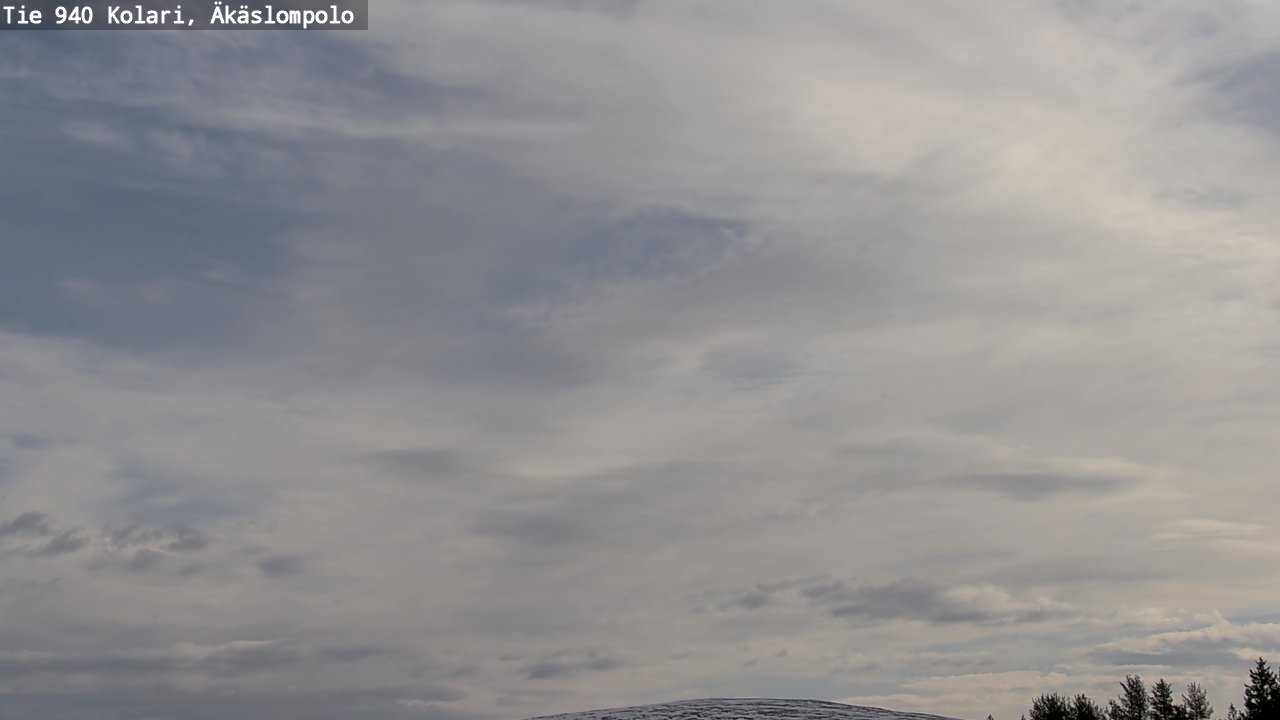 Weather Camera Image Väg 940 Kolari, Äkäslompolo, Kolari, Lappi