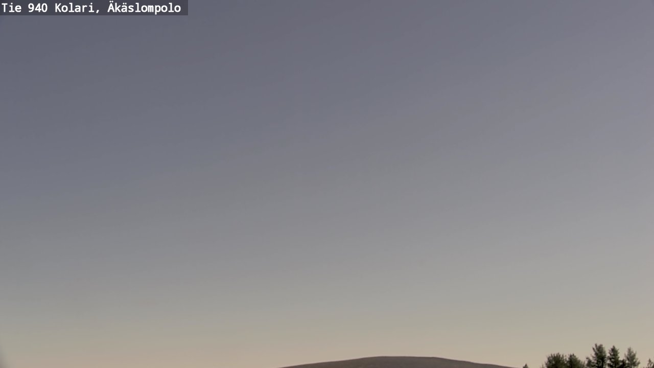 Weather Camera Image Väg 940 Kolari, Äkäslompolo, Kolari, Lappi