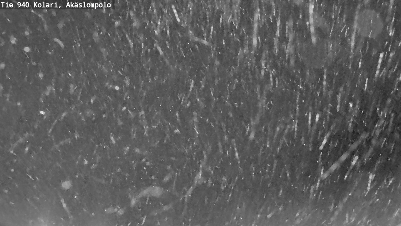 Weather Camera Image Road 940 Kolari, Äkäslompolo, Kolari, Lappi