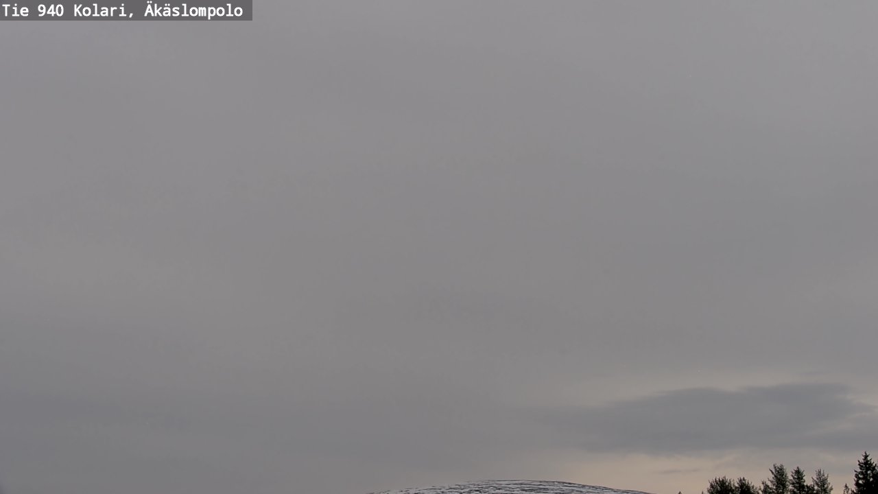 Weather Camera Image Väg 940 Kolari, Äkäslompolo, Kolari, Lappi