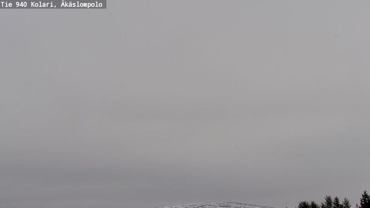 Weather Camera Image Väg 940 Kolari, Äkäslompolo, Kolari, Lappi