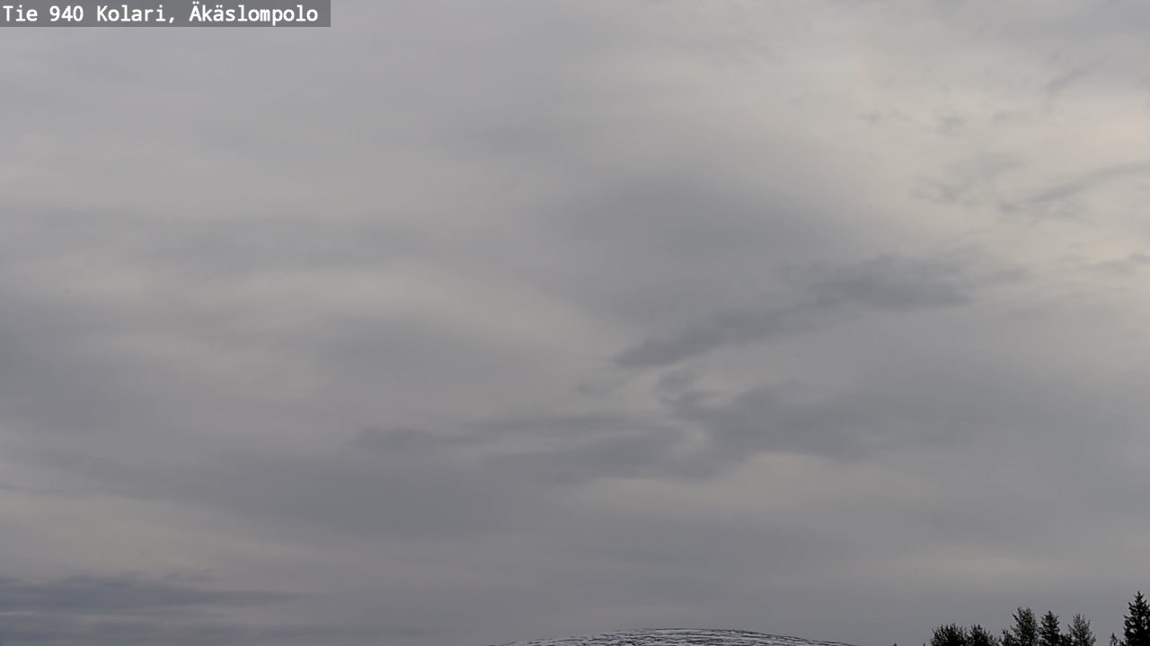 Weather Camera Image Väg 940 Kolari, Äkäslompolo, Kolari, Lappi
