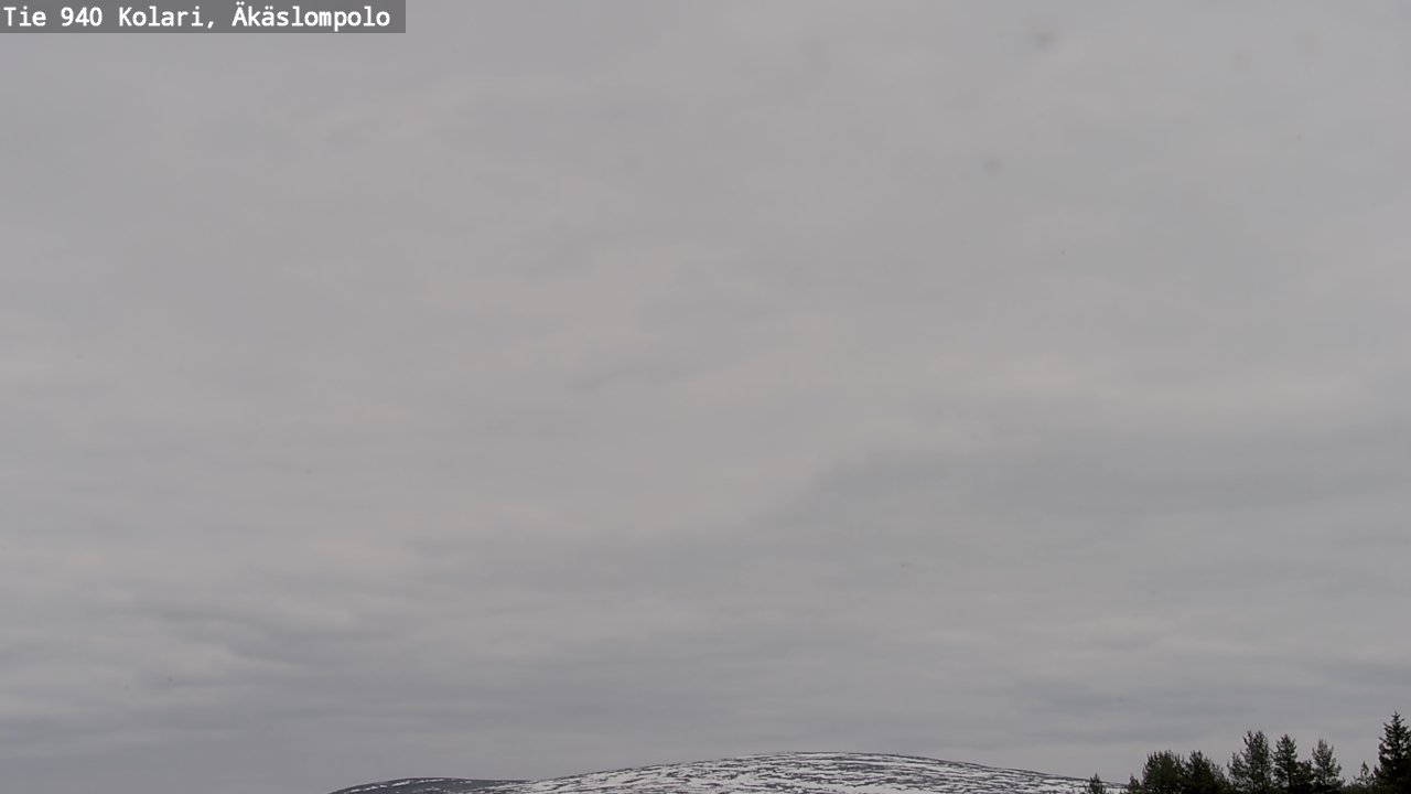 Weather Camera Image Väg 940 Kolari, Äkäslompolo, Kolari, Lappi