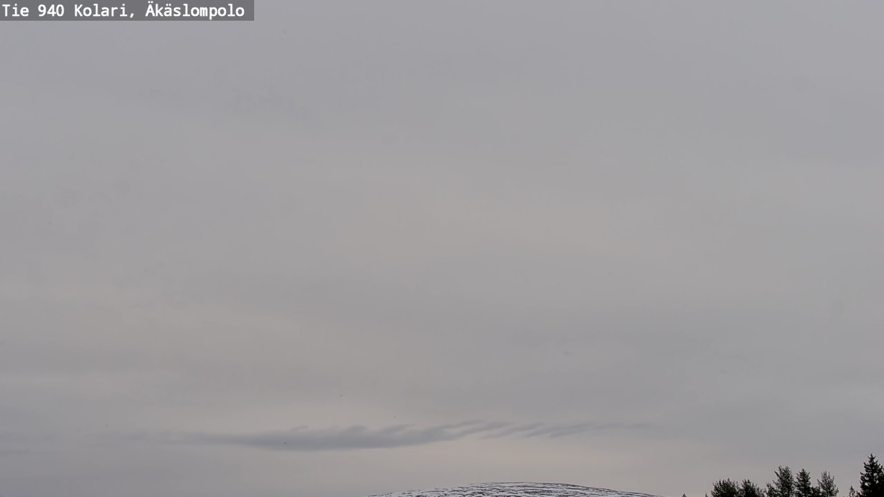 Weather Camera Image Väg 940 Kolari, Äkäslompolo, Kolari, Lappi