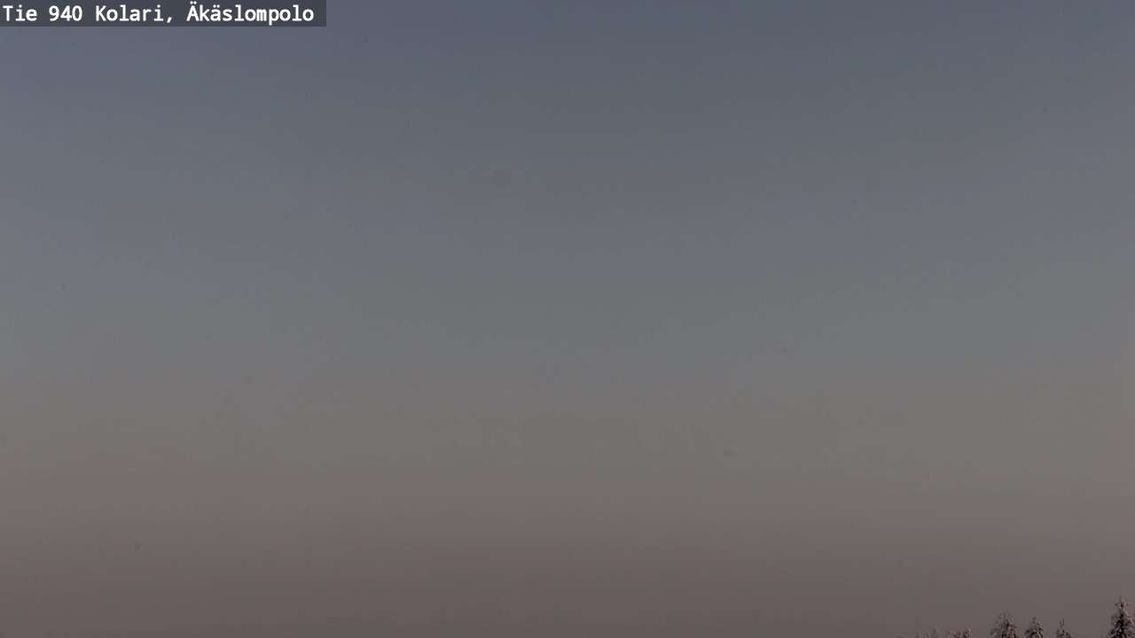 Weather Camera Image Road 940 Kolari, Äkäslompolo, Kolari, Lappi