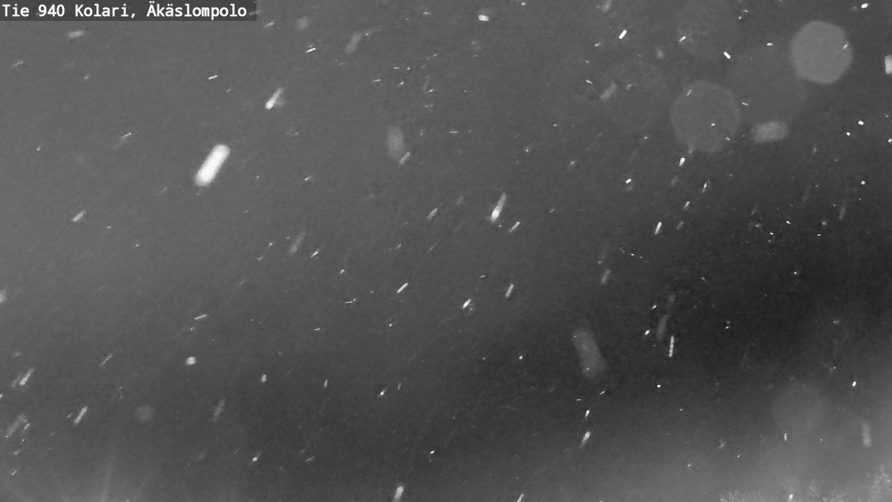 Weather Camera Image Road 940 Kolari, Äkäslompolo, Kolari, Lappi