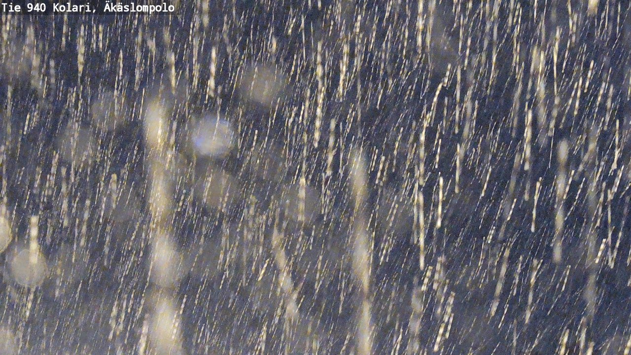 Weather Camera Image Road 940 Kolari, Äkäslompolo, Kolari, Lappi