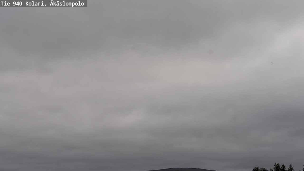 Weather Camera Image Väg 940 Kolari, Äkäslompolo, Kolari, Lappi