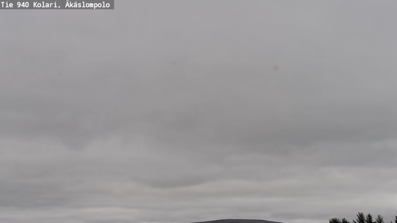 Weather Camera Image Väg 940 Kolari, Äkäslompolo, Kolari, Lappi