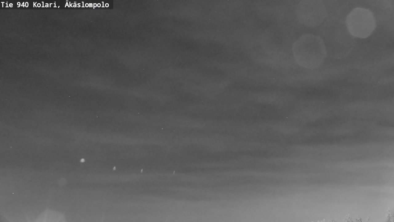 Weather Camera Image Road 940 Kolari, Äkäslompolo, Kolari, Lappi