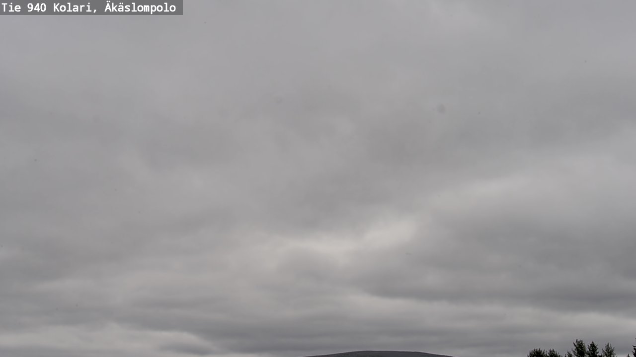 Weather Camera Image Väg 940 Kolari, Äkäslompolo, Kolari, Lappi