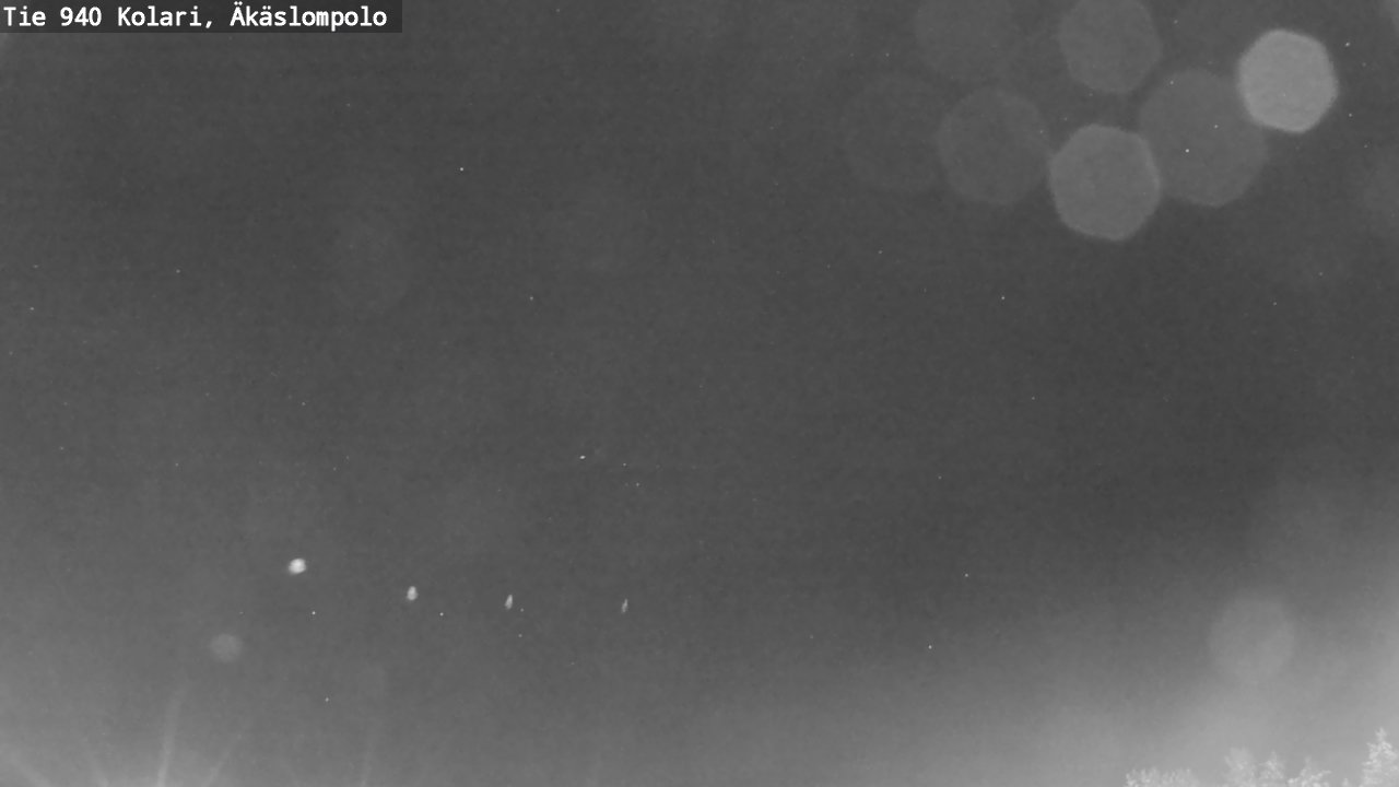 Weather Camera Image Väg 940 Kolari, Äkäslompolo, Kolari, Lappi