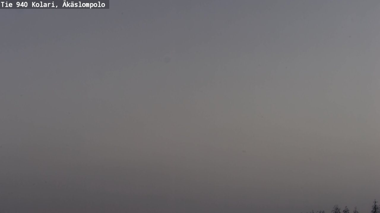 Weather Camera Image Road 940 Kolari, Äkäslompolo, Kolari, Lappi