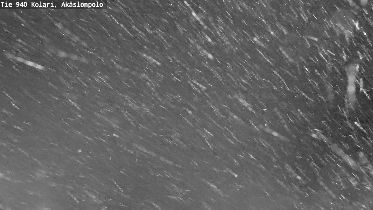 Weather Camera Image Road 940 Kolari, Äkäslompolo, Kolari, Lappi