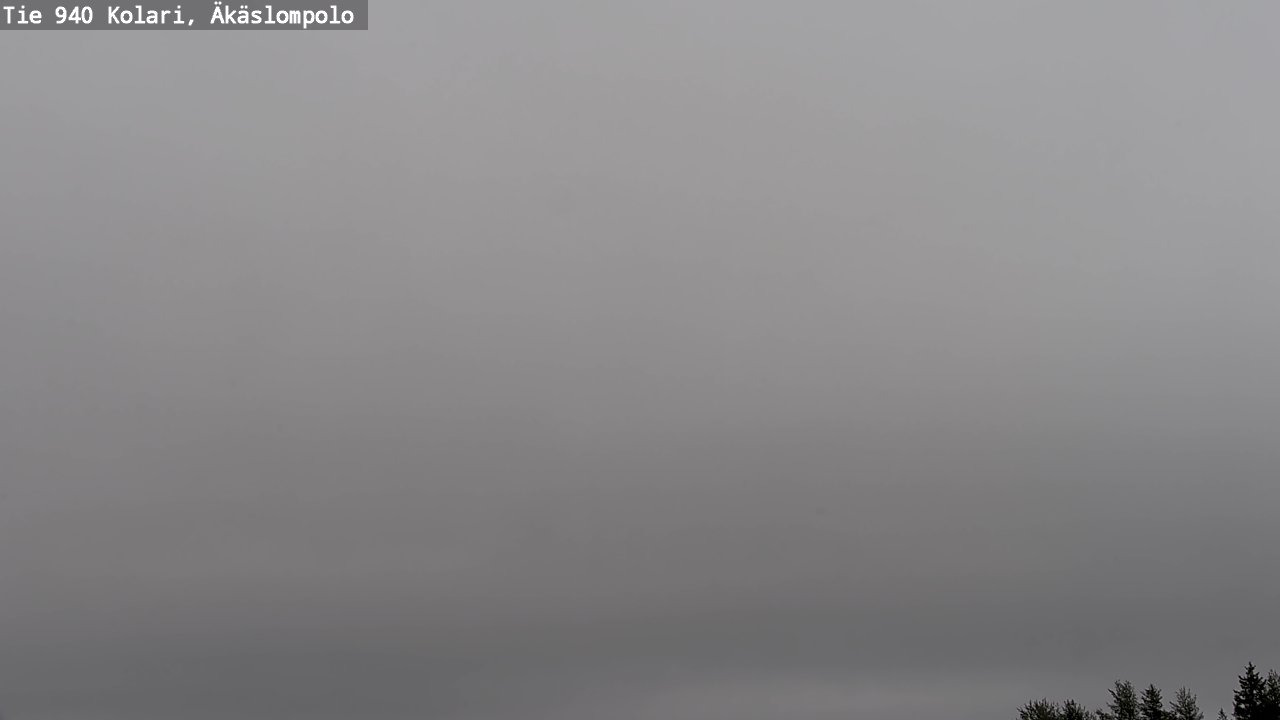 Weather Camera Image Väg 940 Kolari, Äkäslompolo, Kolari, Lappi