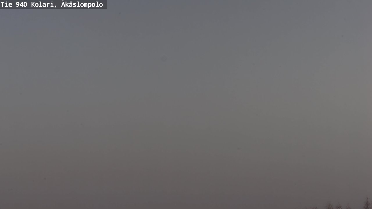 Weather Camera Image Road 940 Kolari, Äkäslompolo, Kolari, Lappi