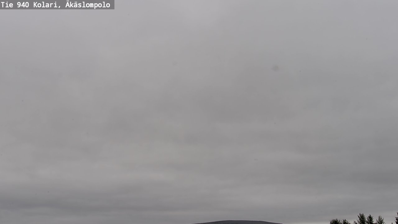 Weather Camera Image Road 940 Kolari, Äkäslompolo, Kolari, Lappi