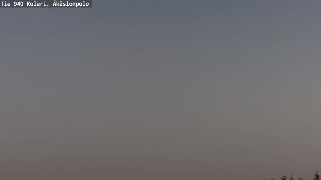 Weather Camera Image Road 940 Kolari, Äkäslompolo, Kolari, Lappi
