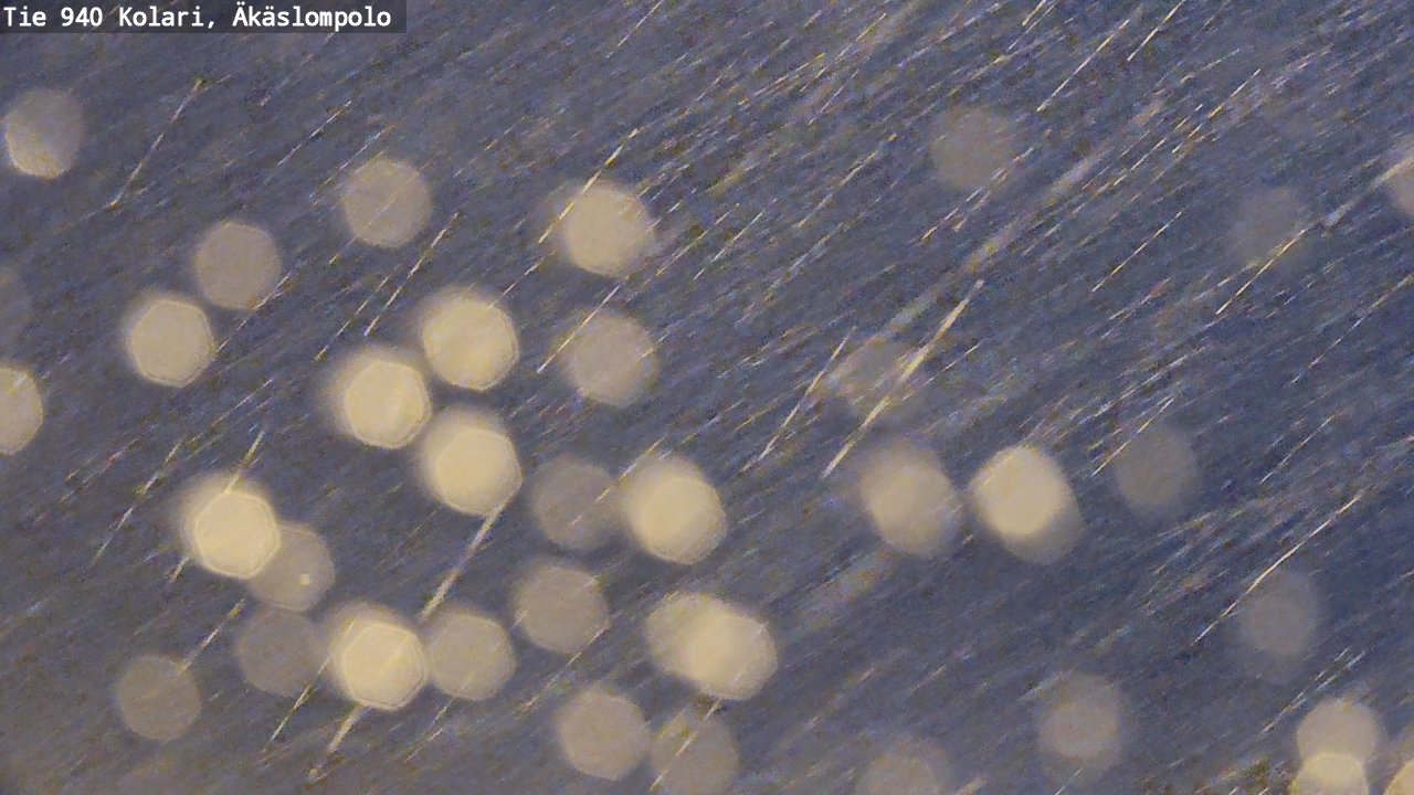 Weather Camera Image Road 940 Kolari, Äkäslompolo, Kolari, Lappi