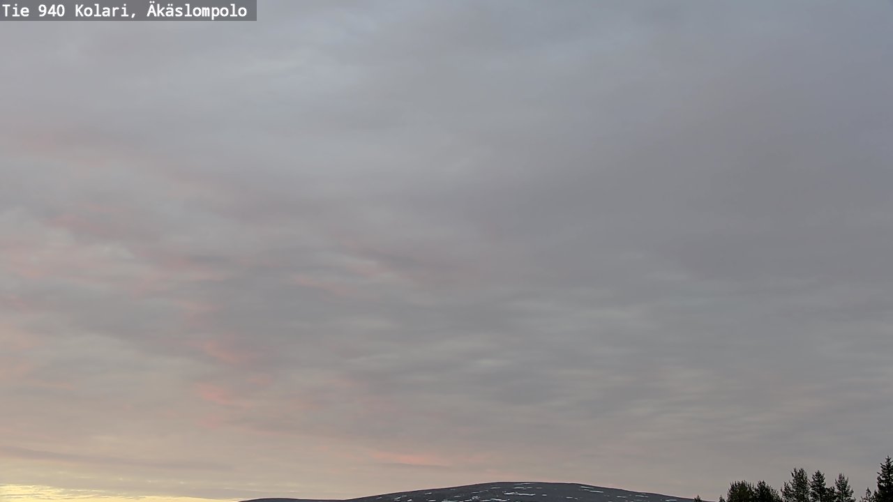 Weather Camera Image Road 940 Kolari, Äkäslompolo, Kolari, Lappi
