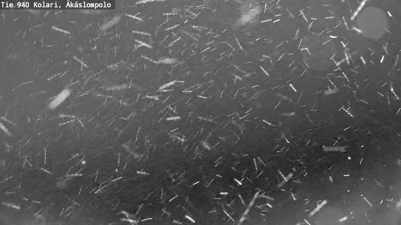 Kelikamerat Kuva Tie 940 Kolari, Äkäslompolo, Kolari, Lappi
