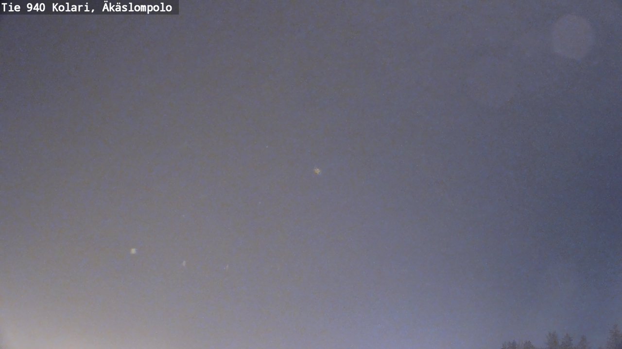Weather Camera Image Road 940 Kolari, Äkäslompolo, Kolari, Lappi