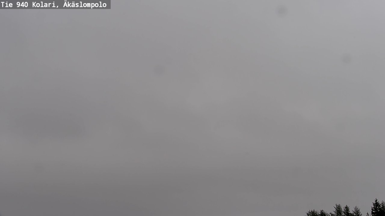 Weather Camera Image Väg 940 Kolari, Äkäslompolo, Kolari, Lappi