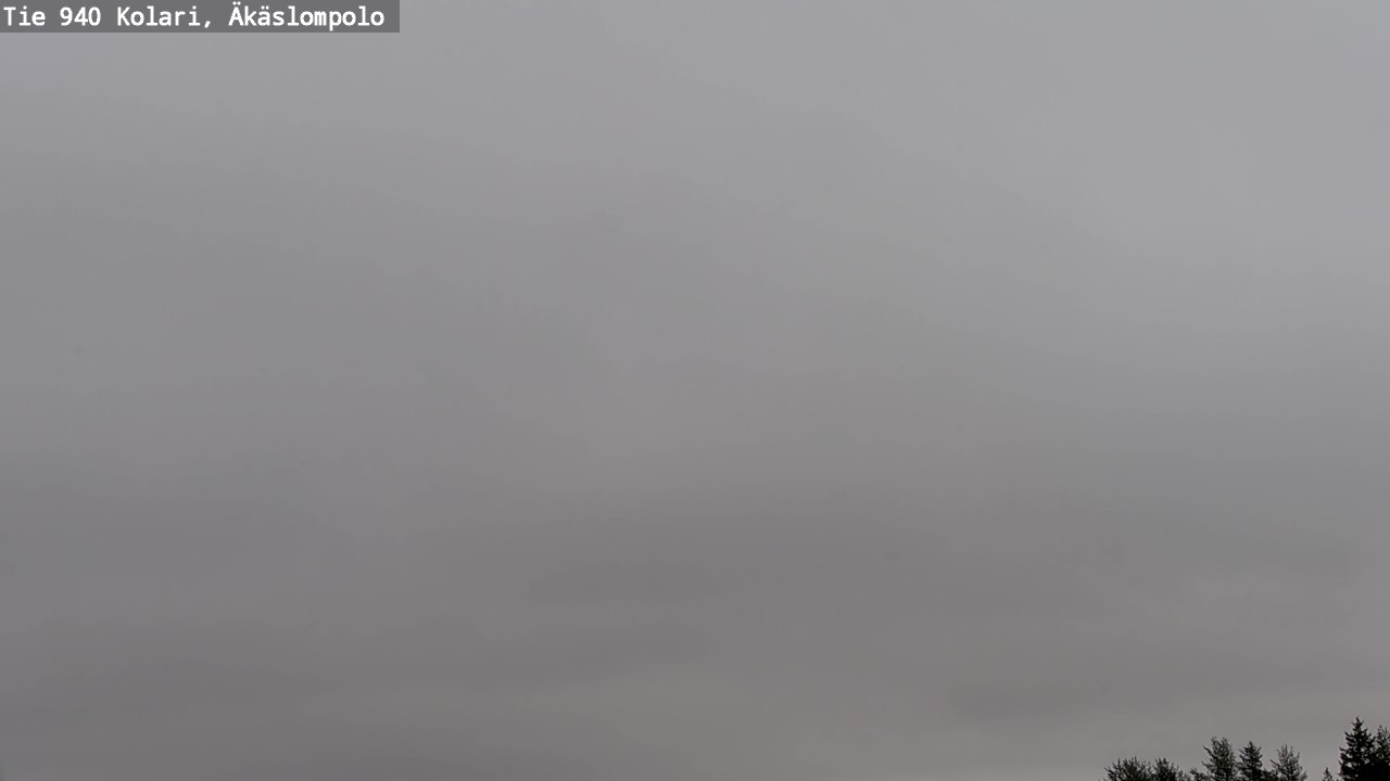 Weather Camera Image Väg 940 Kolari, Äkäslompolo, Kolari, Lappi