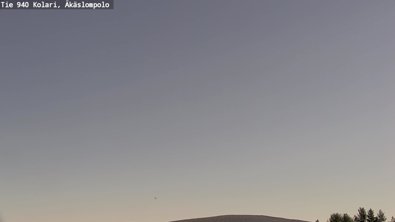 Weather Camera Image Väg 940 Kolari, Äkäslompolo, Kolari, Lappi