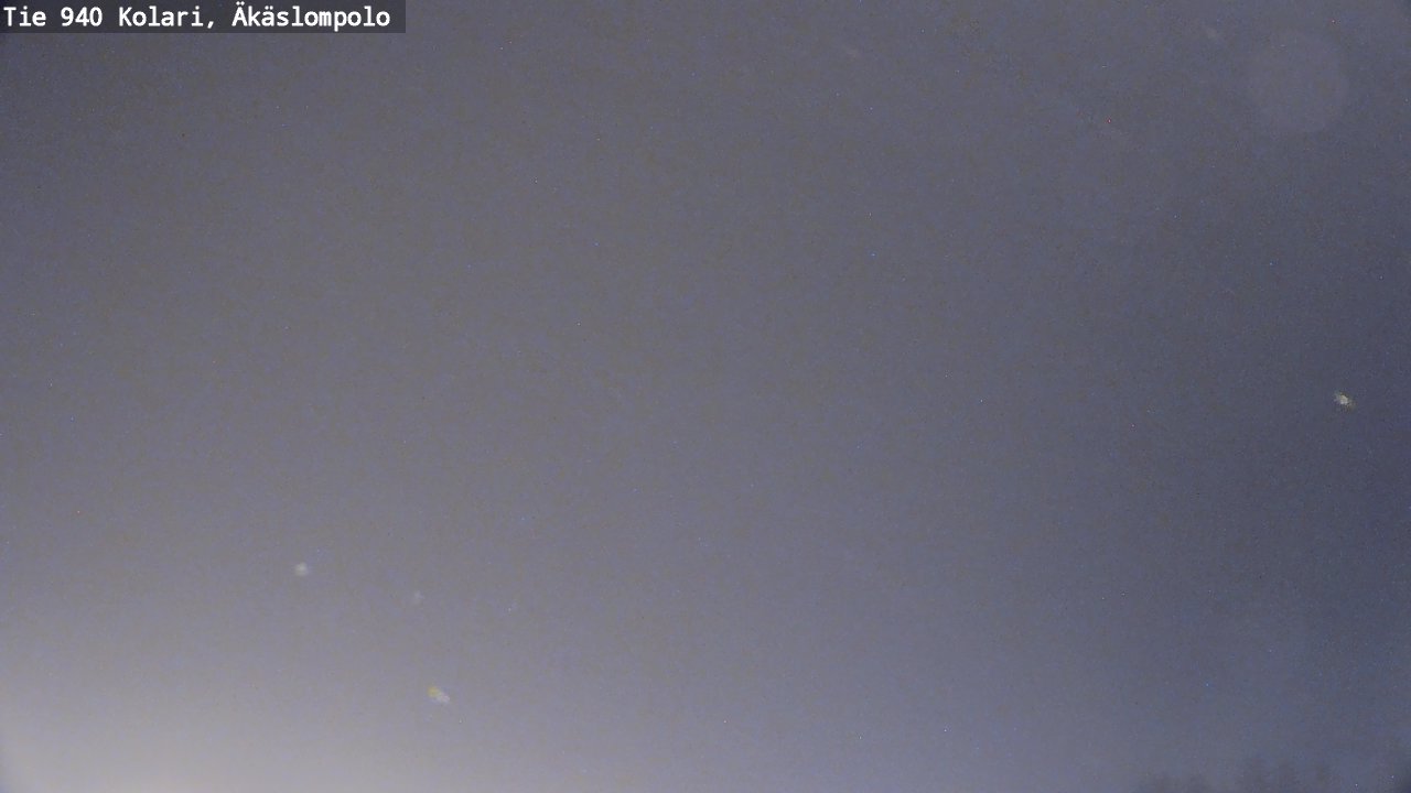 Weather Camera Image Road 940 Kolari, Äkäslompolo, Kolari, Lappi
