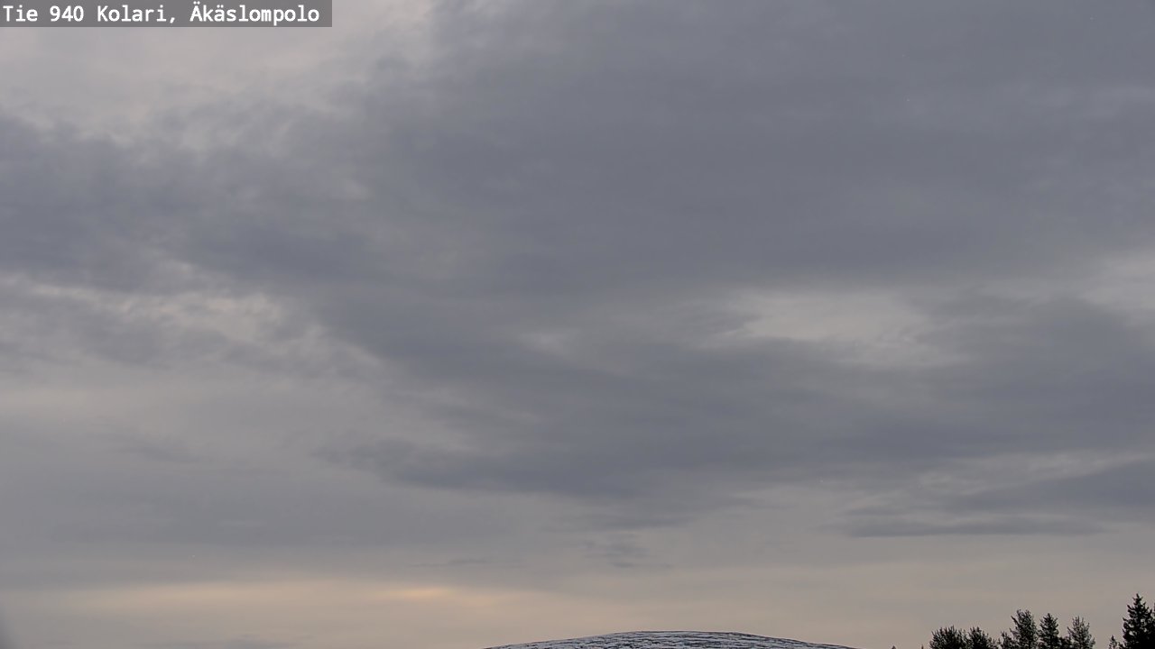 Weather Camera Image Väg 940 Kolari, Äkäslompolo, Kolari, Lappi