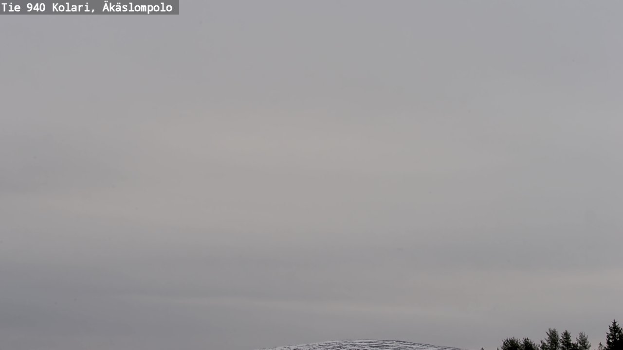 Weather Camera Image Väg 940 Kolari, Äkäslompolo, Kolari, Lappi