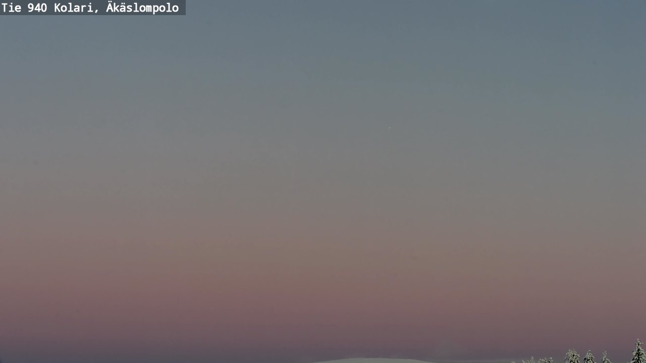 Weather Camera Image Road 940 Kolari, Äkäslompolo, Kolari, Lappi