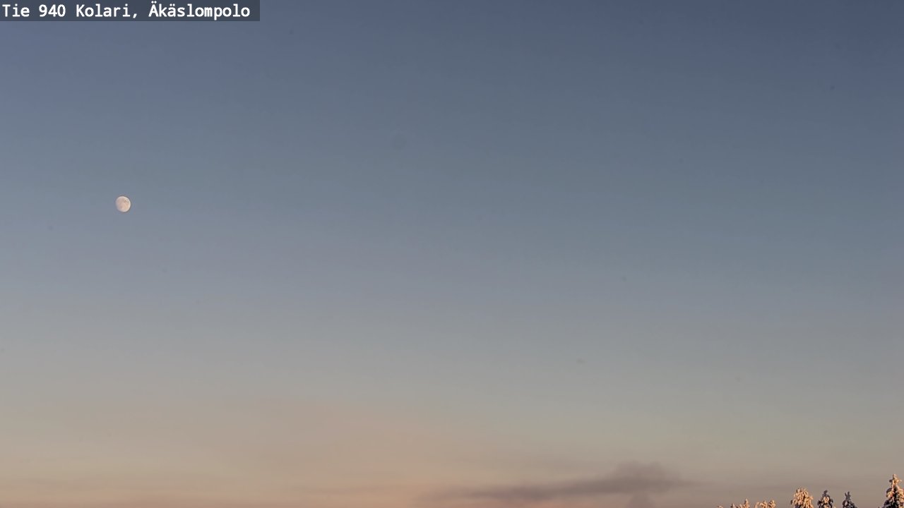 Weather Camera Image Road 940 Kolari, Äkäslompolo, Kolari, Lappi