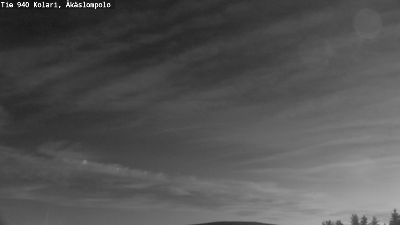 Weather Camera Image Väg 940 Kolari, Äkäslompolo, Kolari, Lappi