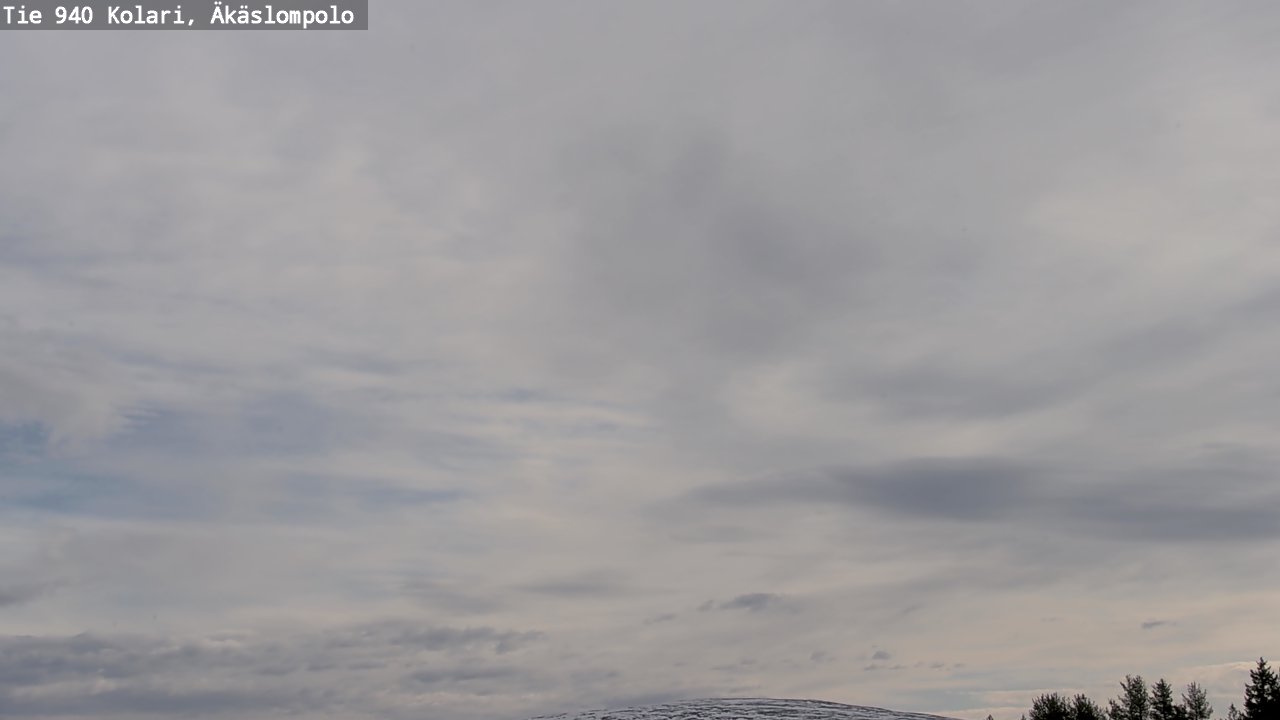 Weather Camera Image Väg 940 Kolari, Äkäslompolo, Kolari, Lappi