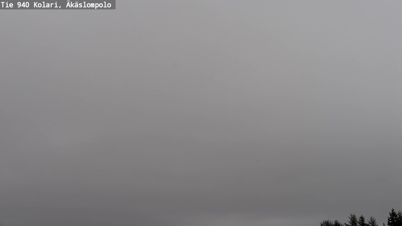 Weather Camera Image Väg 940 Kolari, Äkäslompolo, Kolari, Lappi