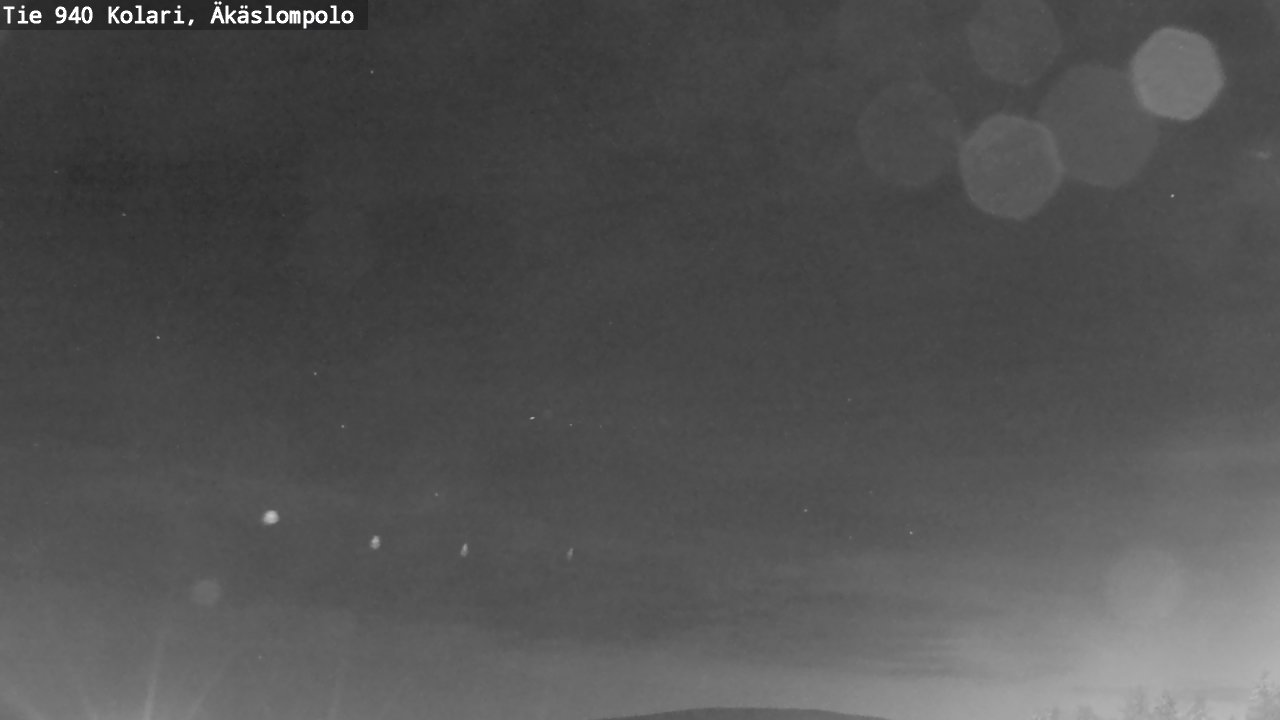 Weather Camera Image Väg 940 Kolari, Äkäslompolo, Kolari, Lappi