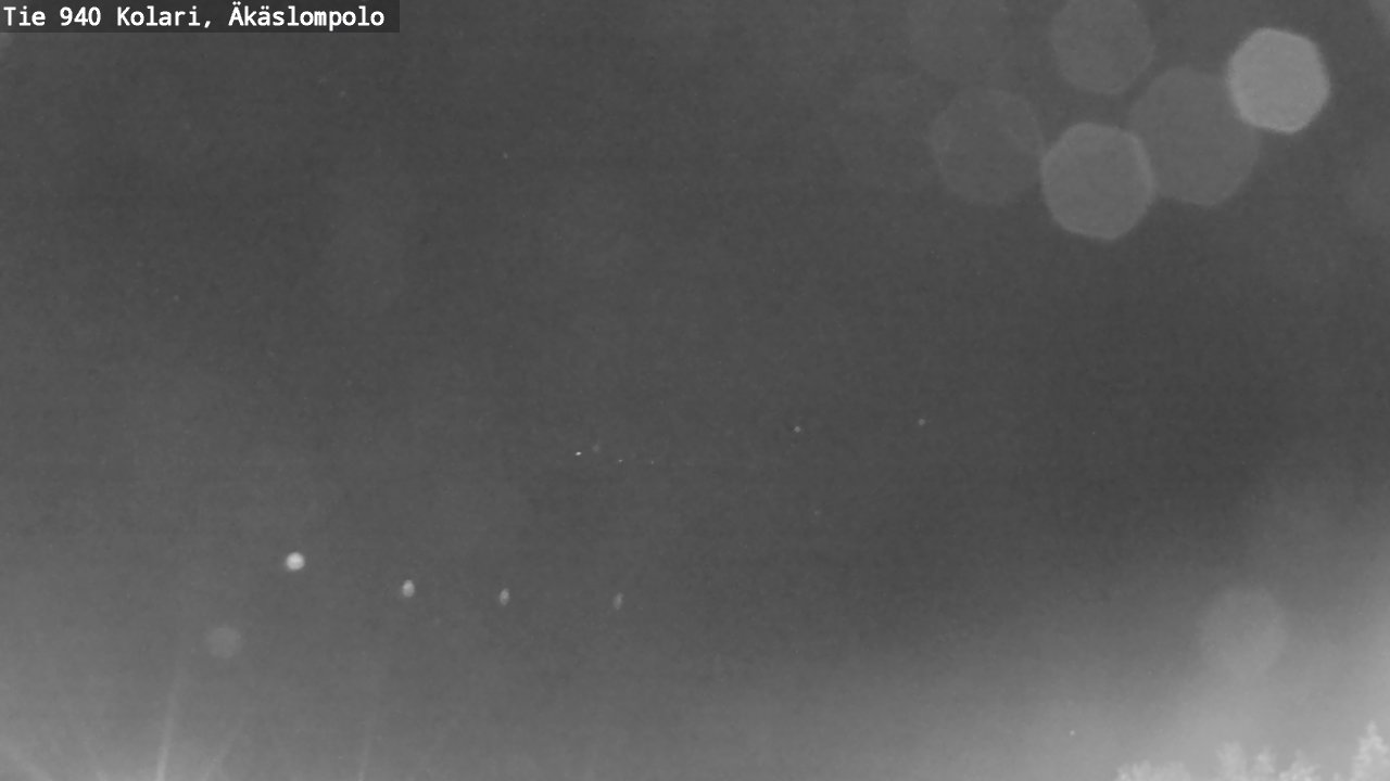 Weather Camera Image Väg 940 Kolari, Äkäslompolo, Kolari, Lappi