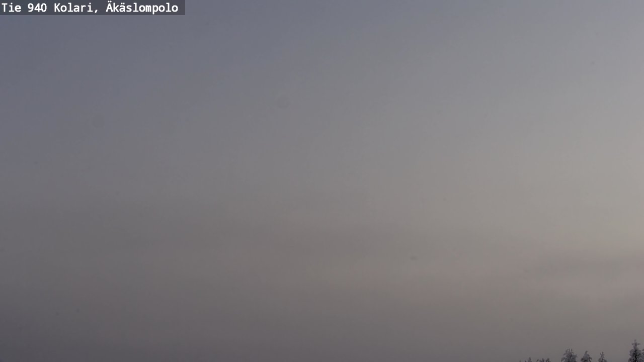 Weather Camera Image Road 940 Kolari, Äkäslompolo, Kolari, Lappi