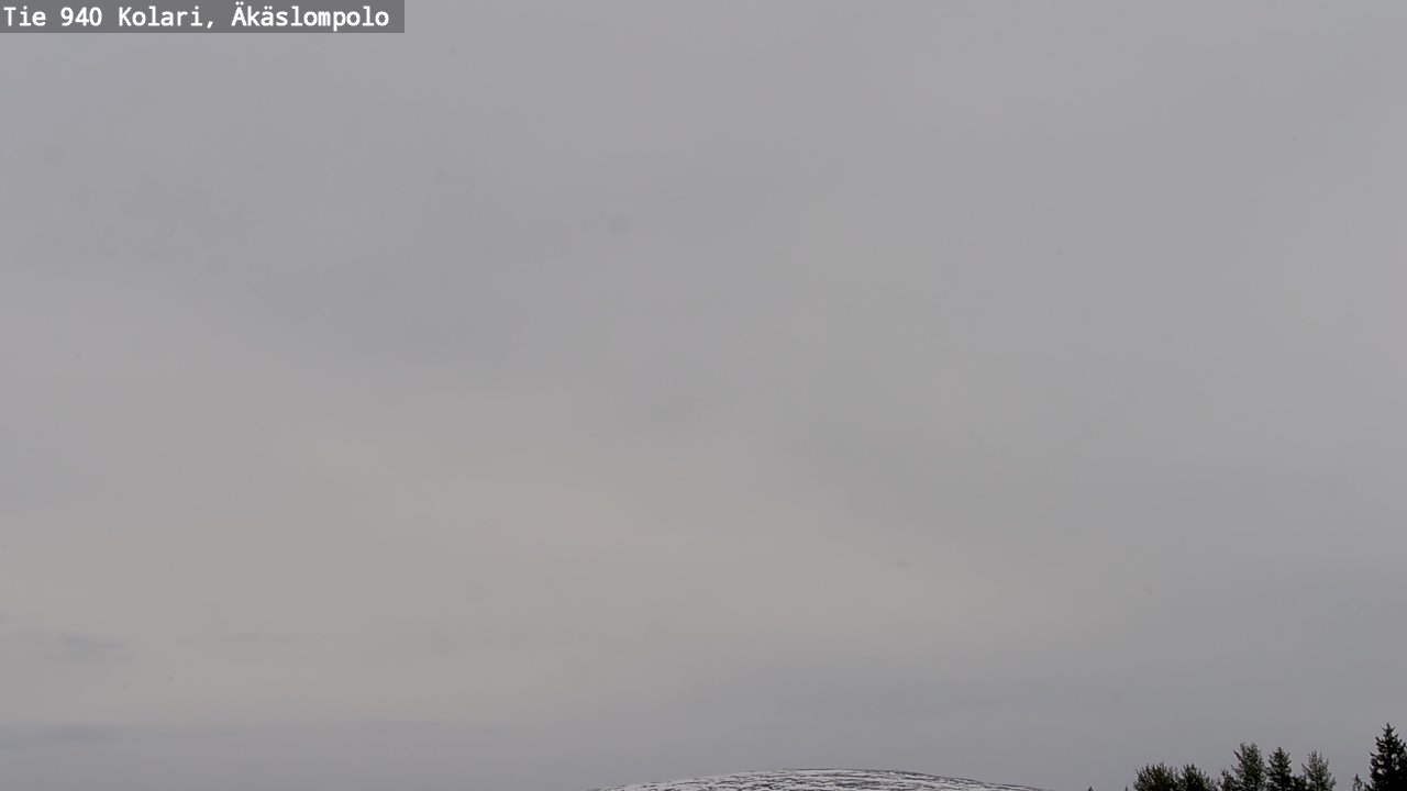 Weather Camera Image Väg 940 Kolari, Äkäslompolo, Kolari, Lappi