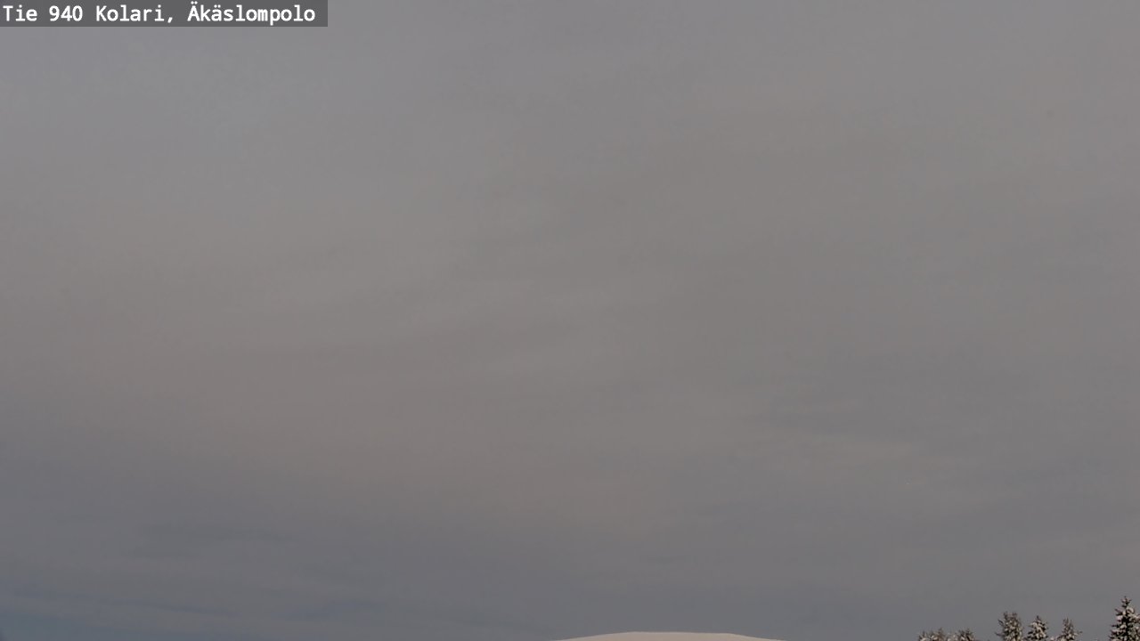 Weather Camera Image Road 940 Kolari, Äkäslompolo, Kolari, Lappi