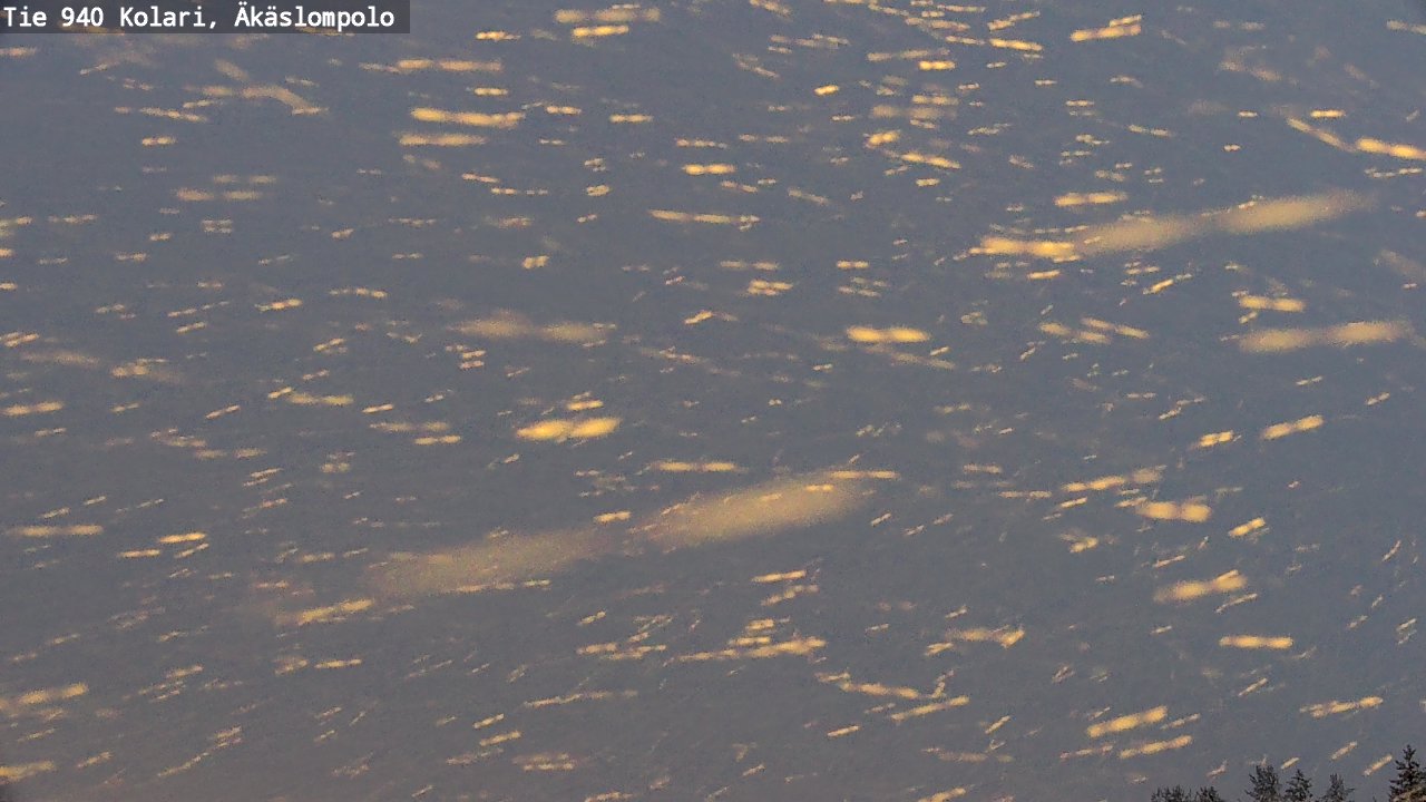 Weather Camera Image Road 940 Kolari, Äkäslompolo, Kolari, Lappi