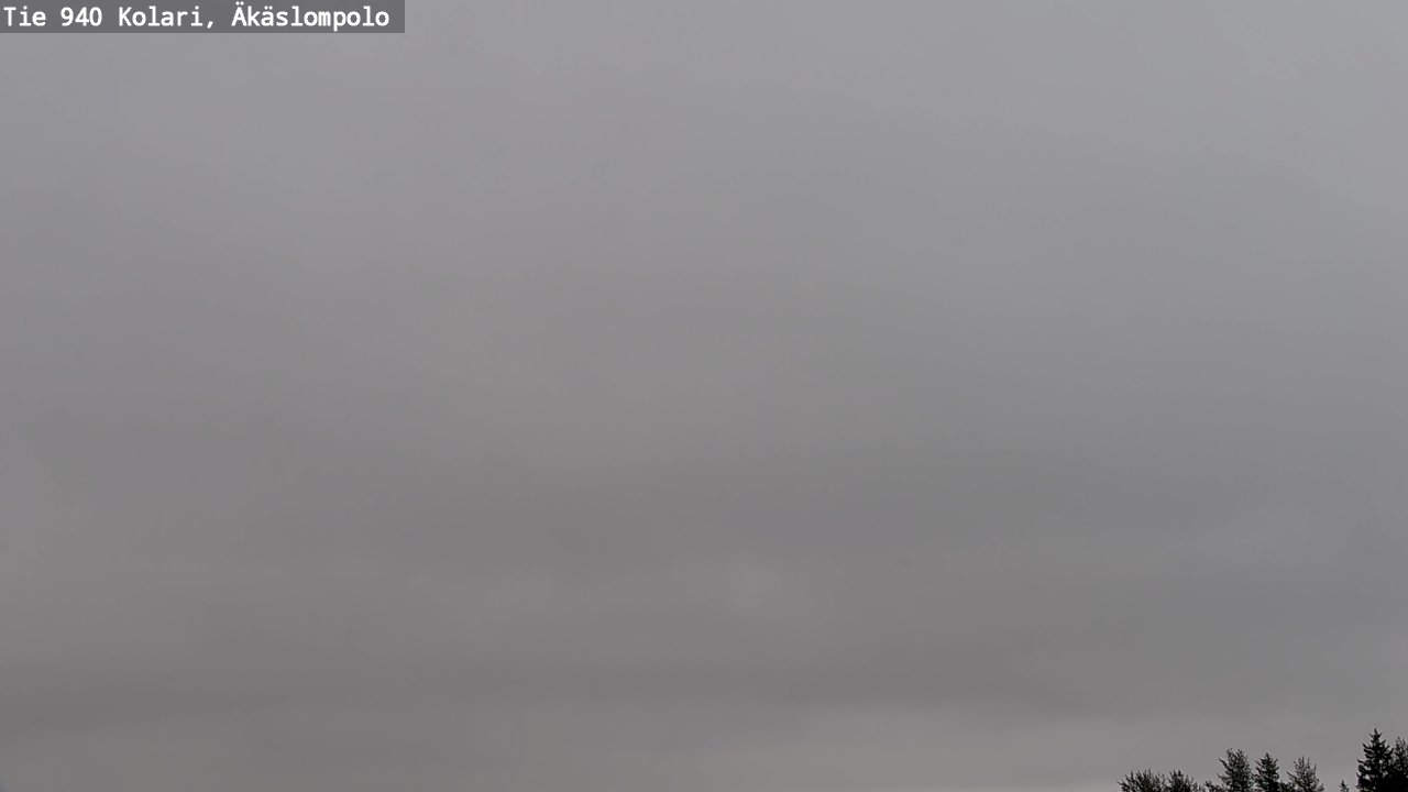 Weather Camera Image Väg 940 Kolari, Äkäslompolo, Kolari, Lappi